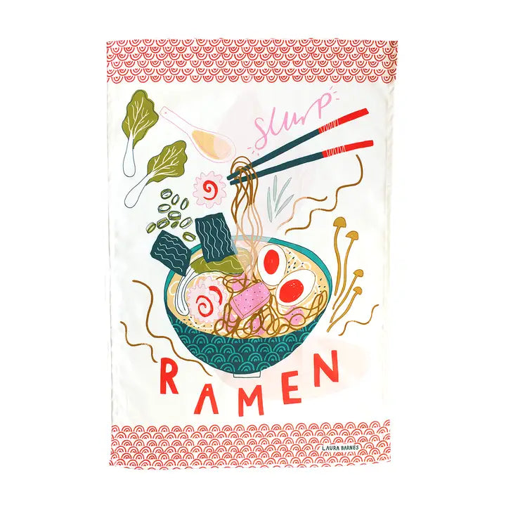 Ramen Organic Cotton Tea Towel