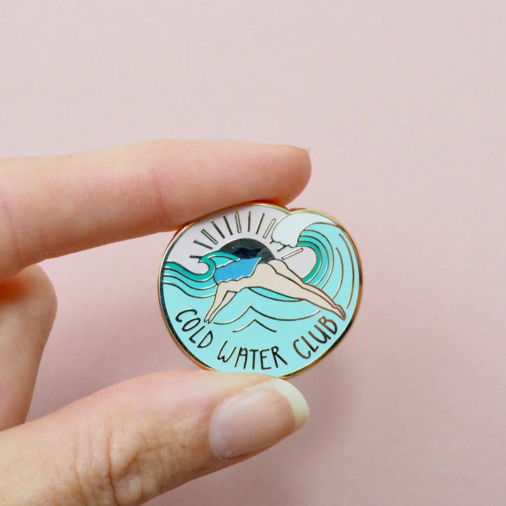 Cold Water Club Wild Swimming Enamel Pin