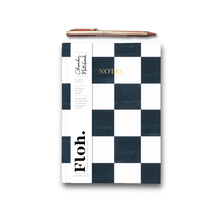 Espresso (Checkerboard) A5 Chunky Notebook