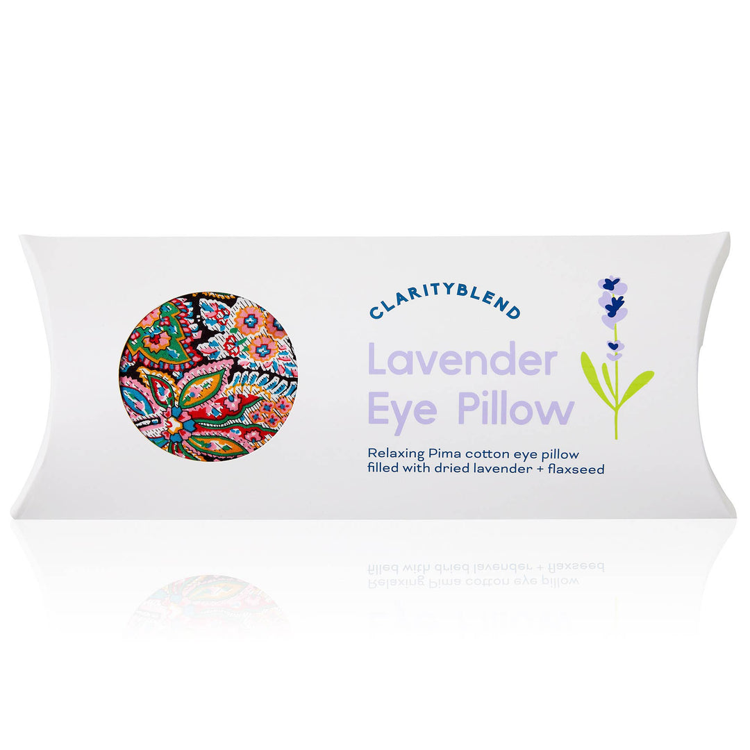 Relaxation Lavender Eye Pillow Red Paisley Pattern