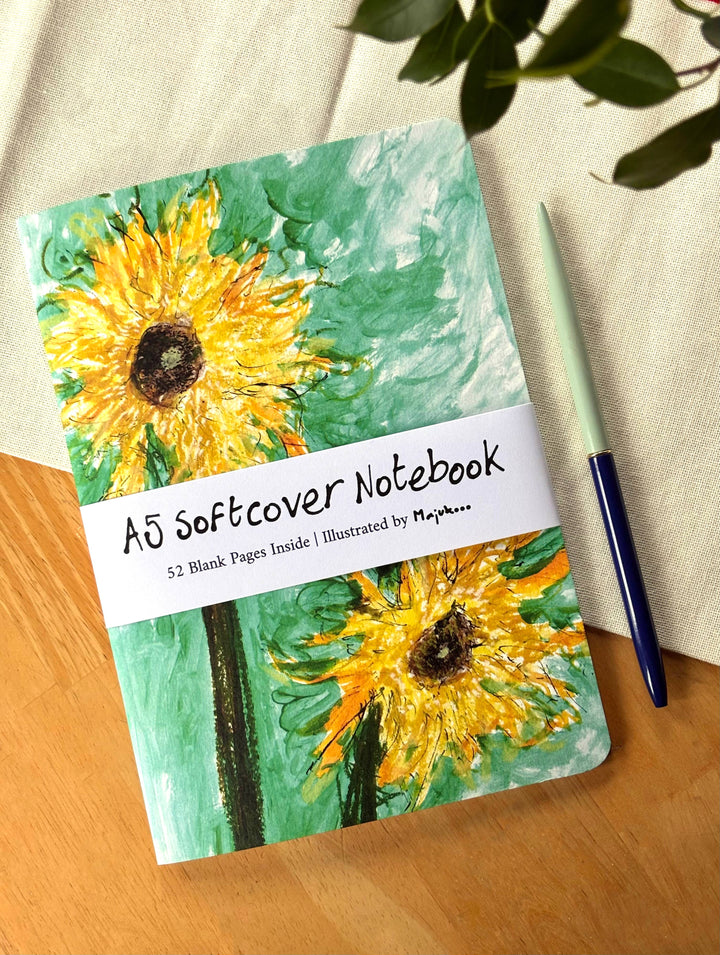 Sunflowers A5 Softcover Notebook