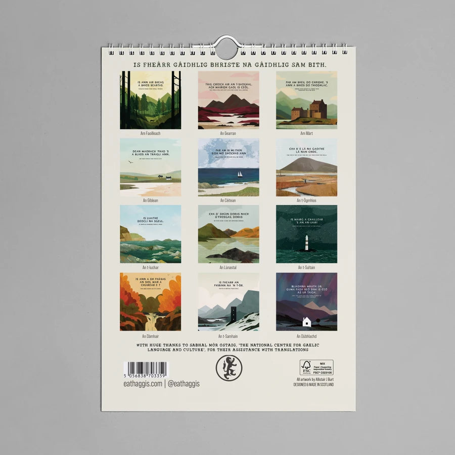 2027 Gaelic Calendar