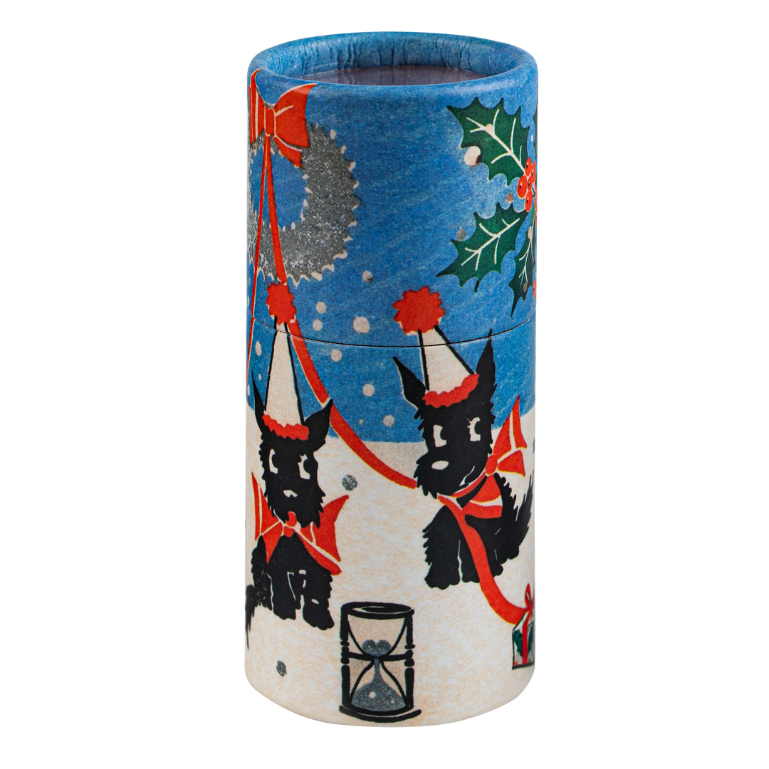Festive Scotty Dog - Large Cylinder Safety Matches