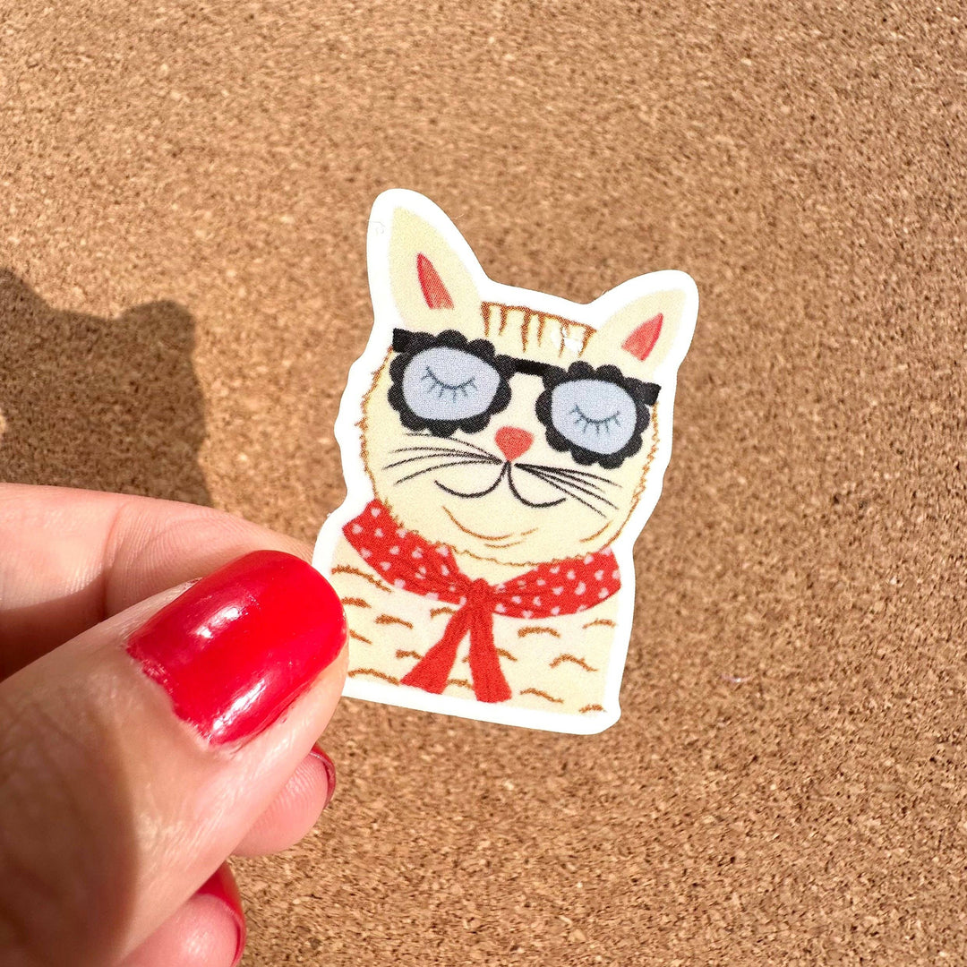 Cute Cat Vinyl Sticker