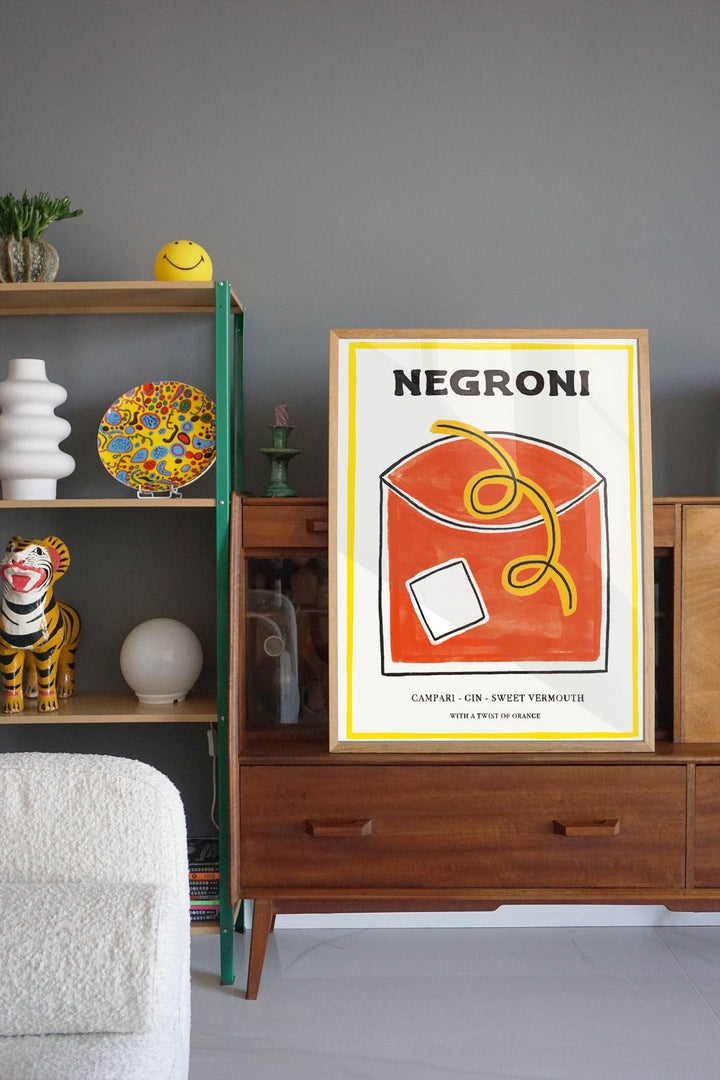 NEGRONI Art Print - A4 Size