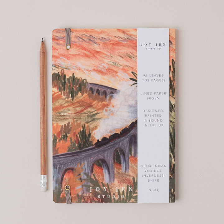 Glenfinnan Viaduct A5 Scotland Notebook