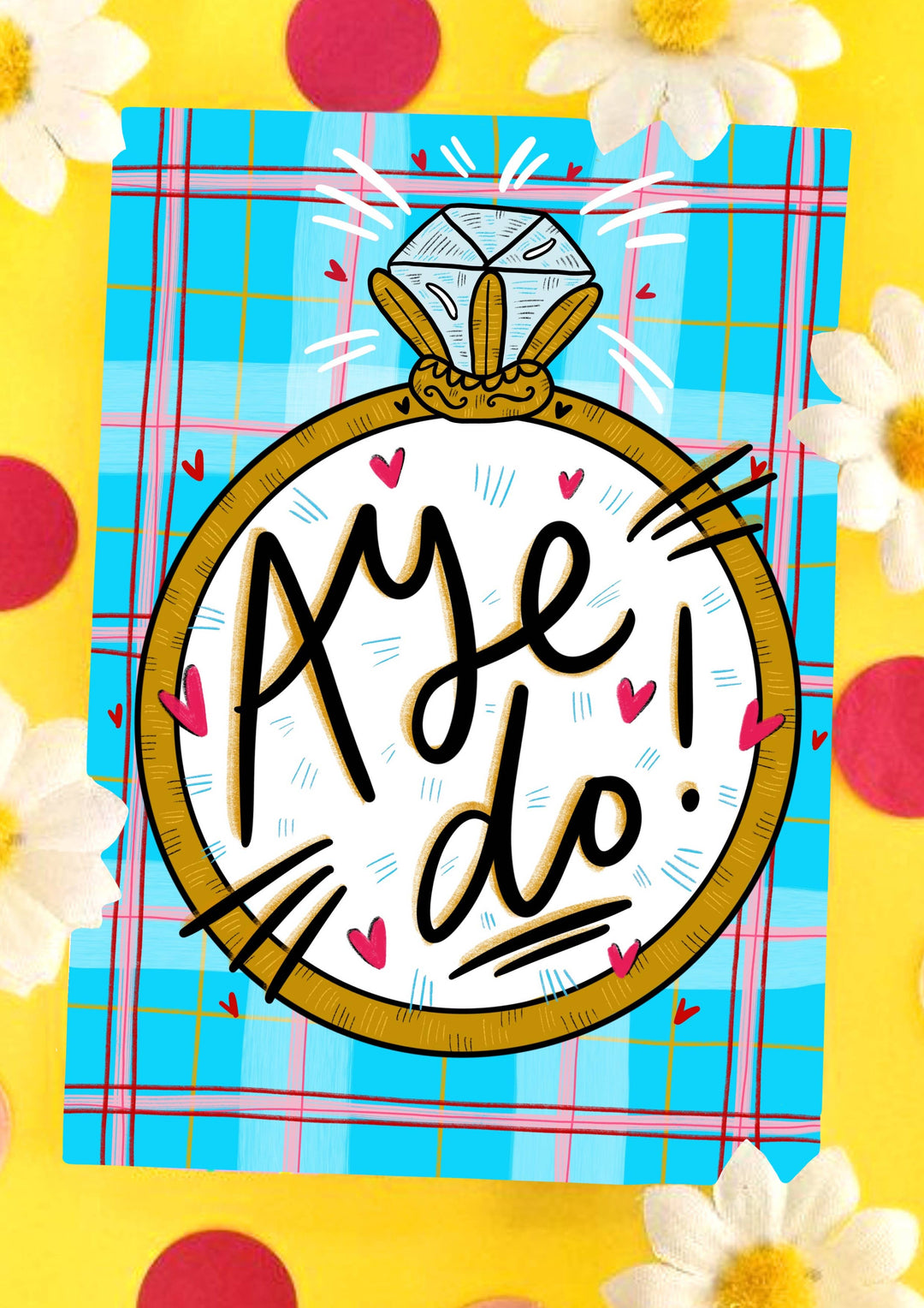 ‘AYE DO!’ Engagement Card