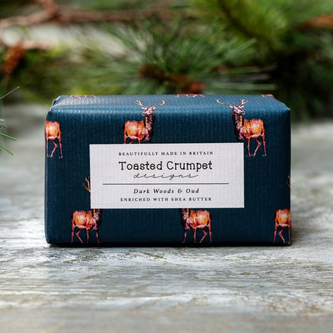 Dark Woods &amp; Oud Soap - Toasted Crumpet