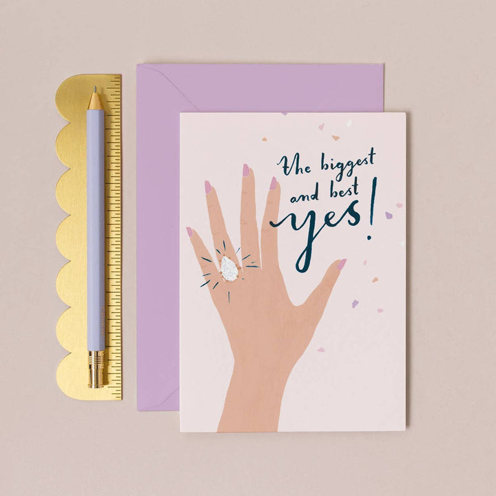 Engagement Card - The Biggest Yes!