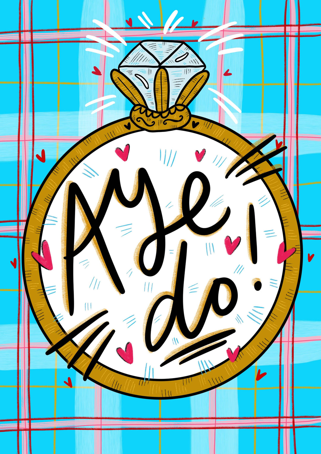 ‘AYE DO!’ Engagement Card