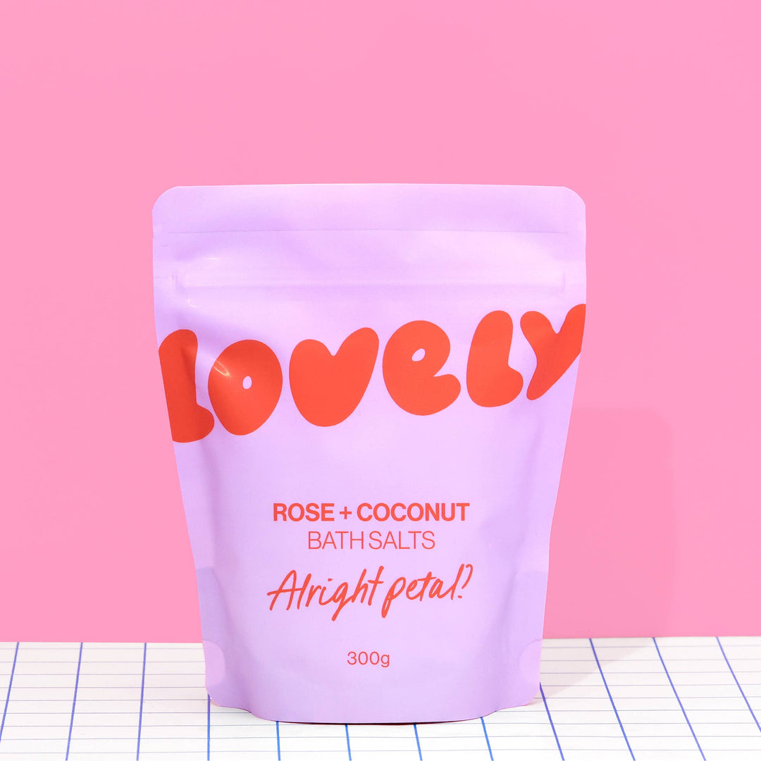 Bath Salts - Rose + Coconut