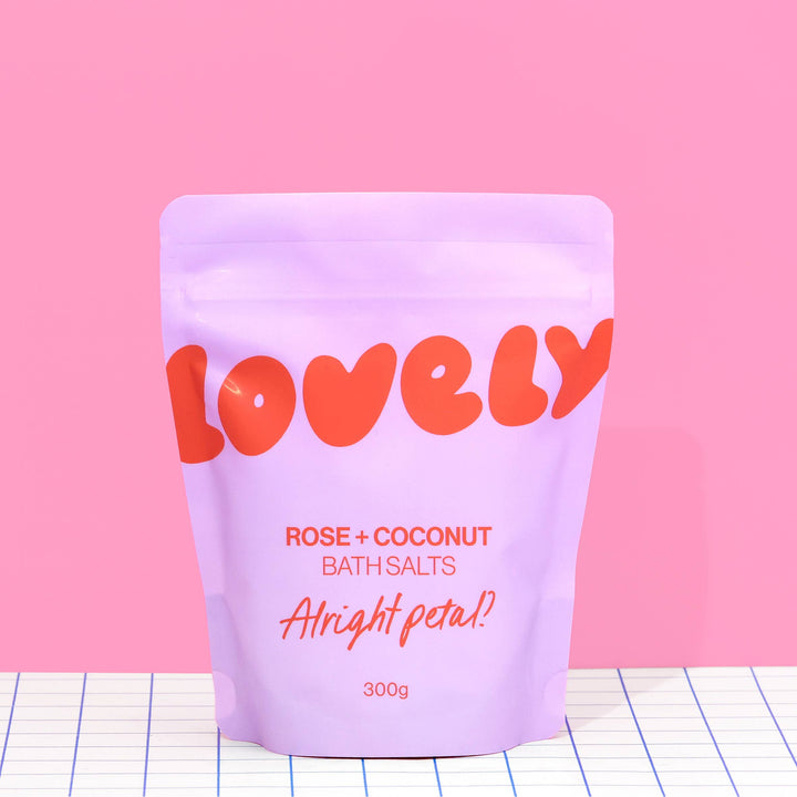 Bath Salts - Rose + Coconut
