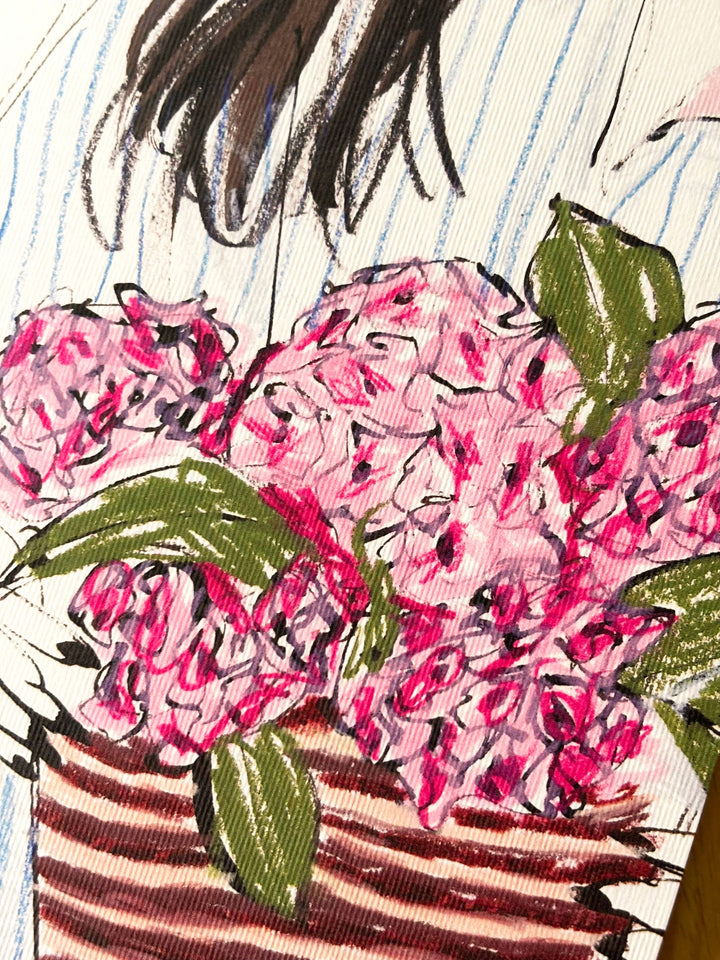 Pink Hydrangeas A5 Softcover Notebook