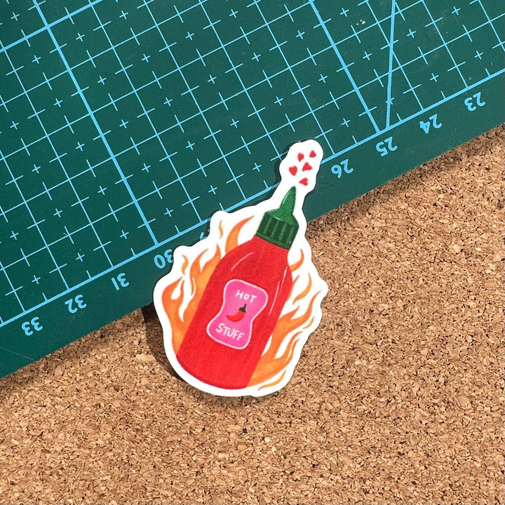 Hot Stuff Chilli Vinyl Sticker