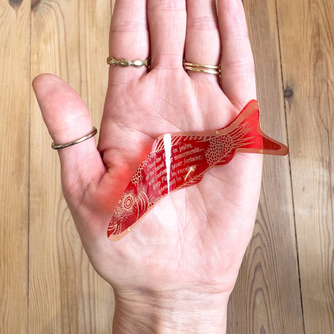 Fortune Fish Card | Good Luck Card | Letterpress Card