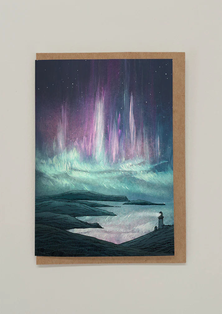 Aurora Coast Card - Fleck Illustration