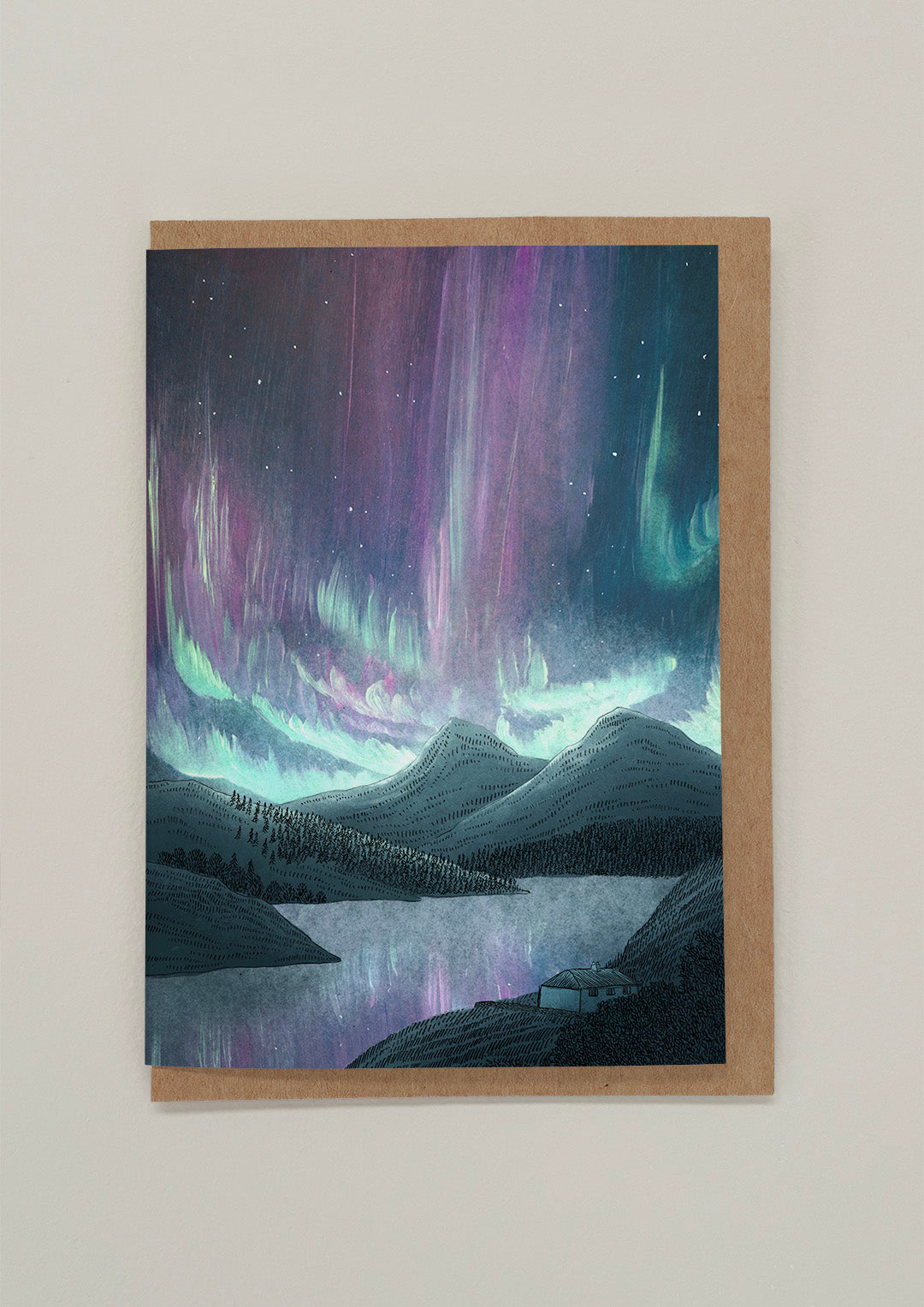 Aurora Highlands Card - Fleck Illustration