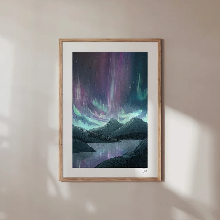 Aurora Highlands A4 Print