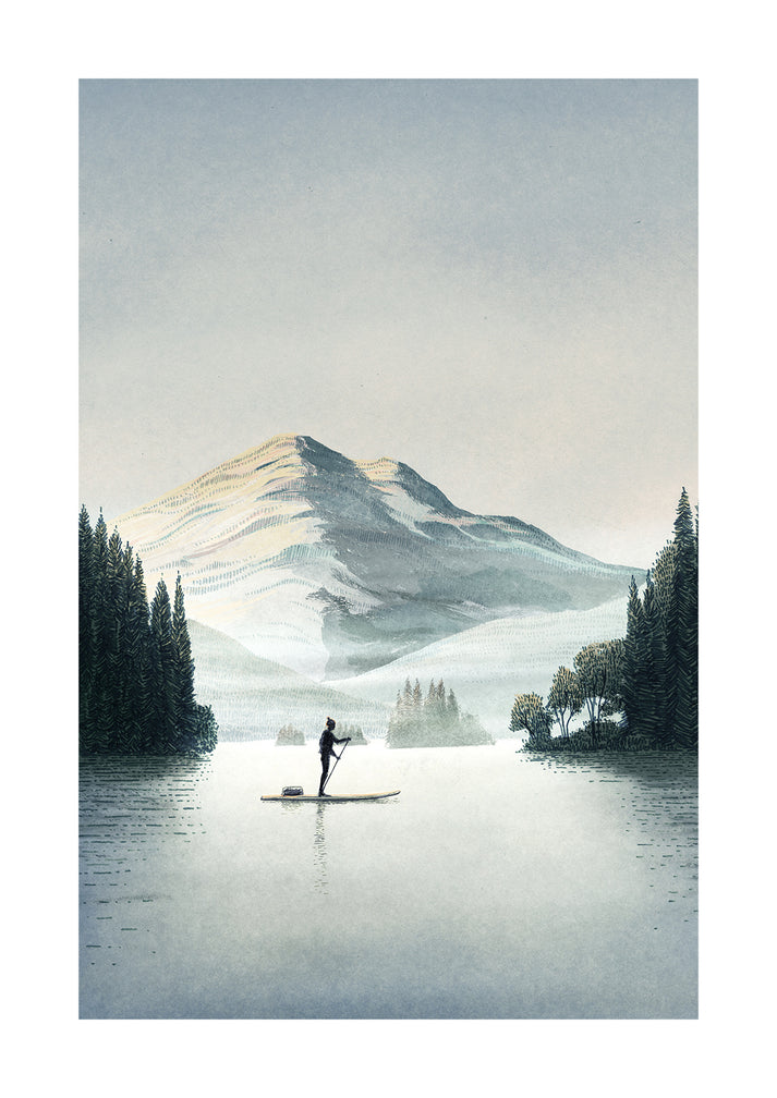 Drift in the Haze A4 Print