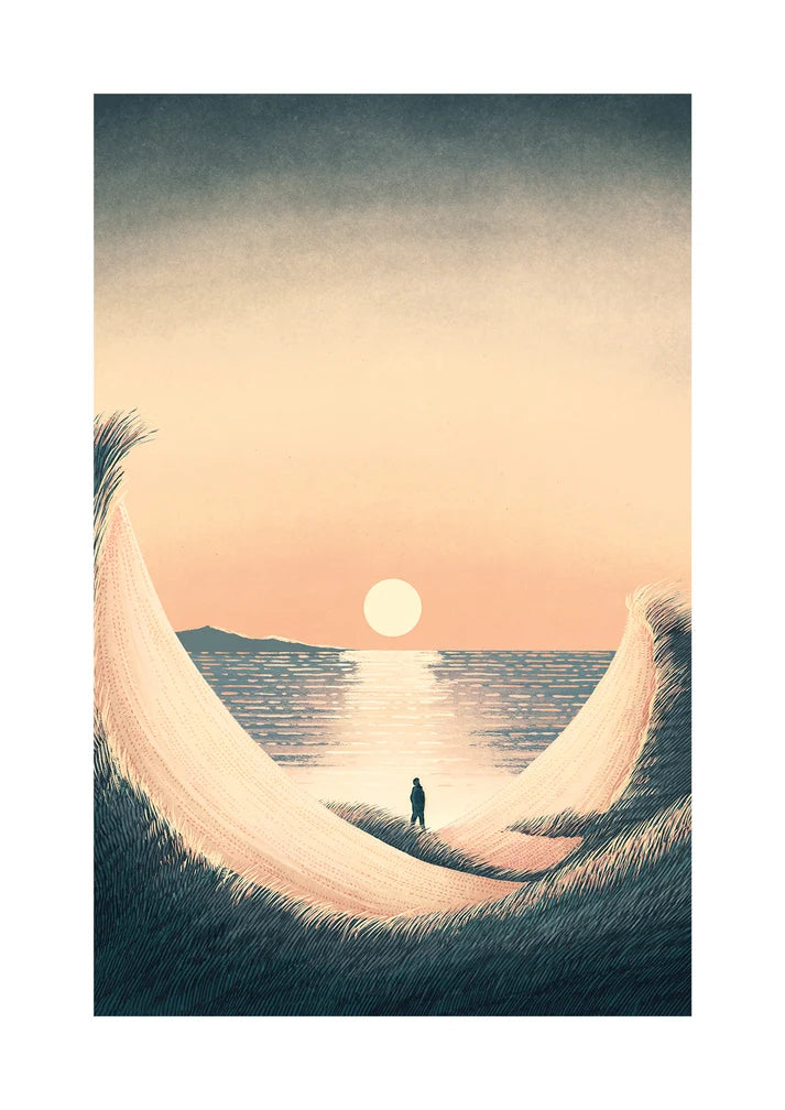 Dunes A4 Print Fleck Illustration