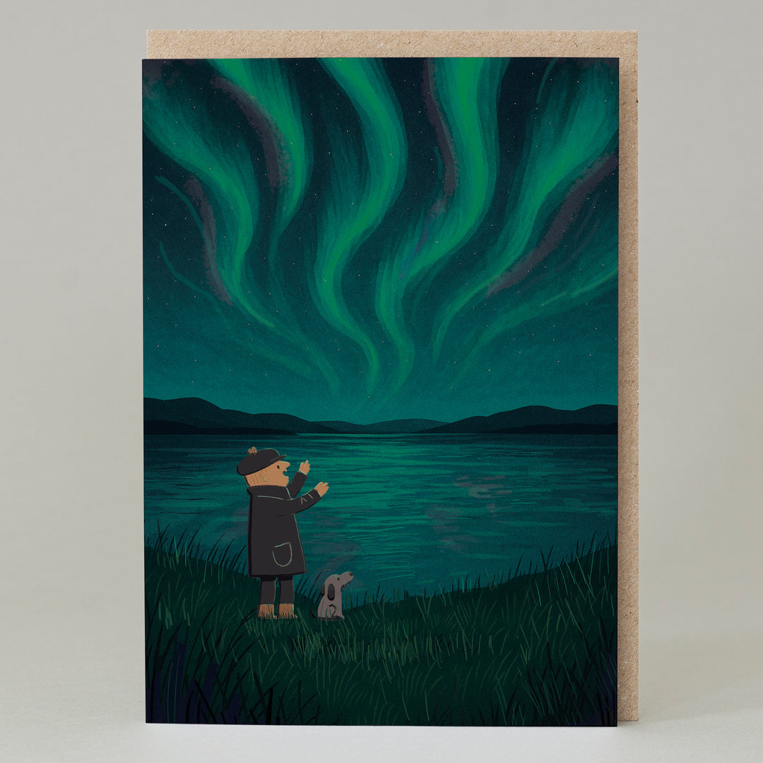 Hebridean Northern Lights Card