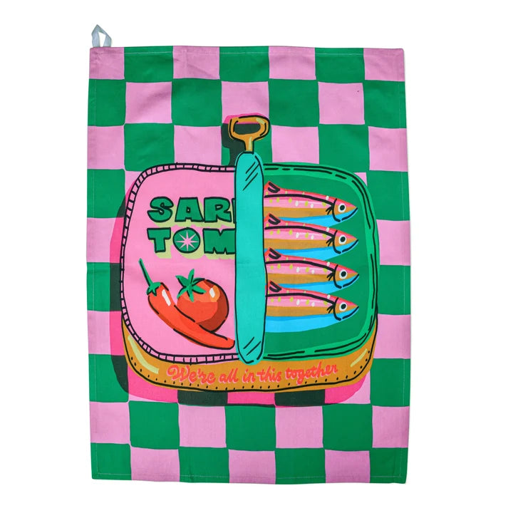 Tea Towel - Sardines