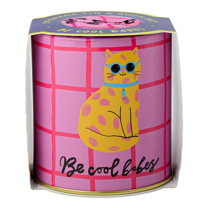 Socks in a Tin - Be Cool Babes
