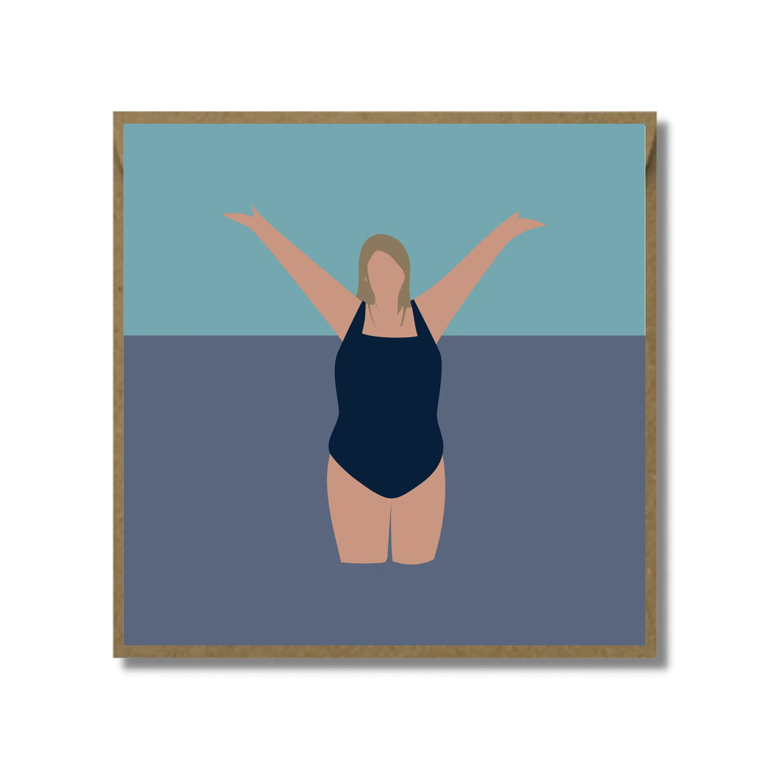 I Love the Water Card