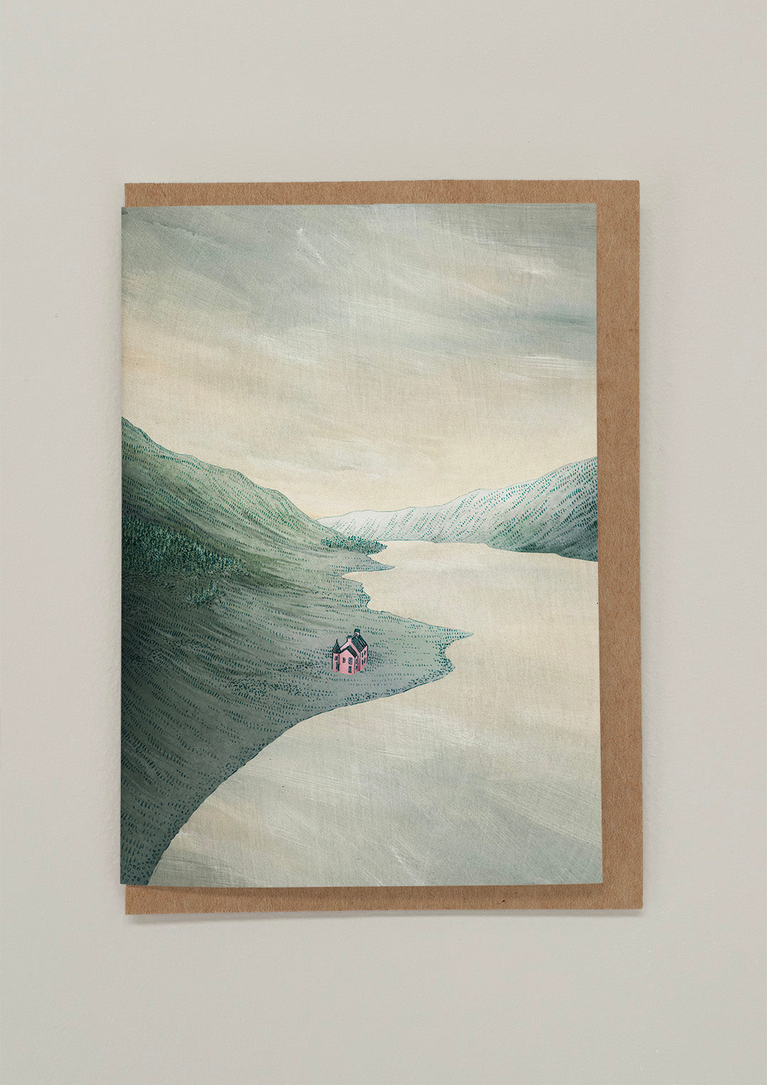 Loch Glass Card - Fleck Illustration