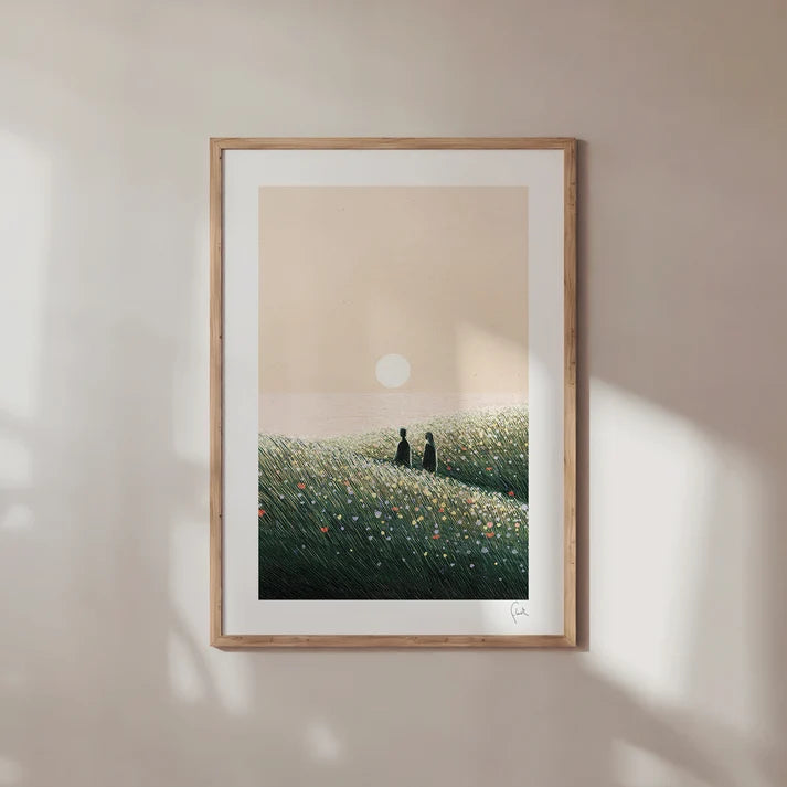 Machair A4 Print - Fleck Illustration