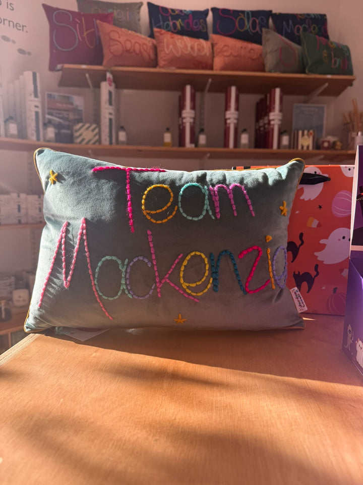 Personalised Velvet Cushion