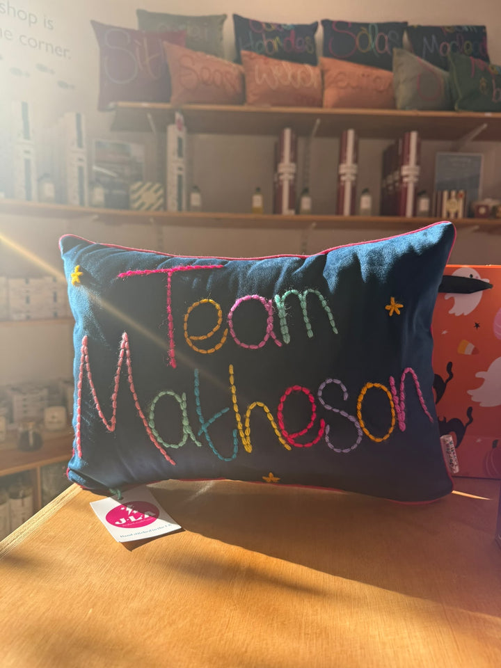 Personalised Velvet Cushion