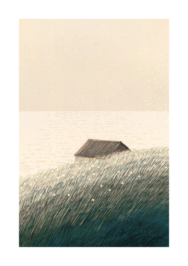 Over the Rise A4 Print - Fleck Illustration