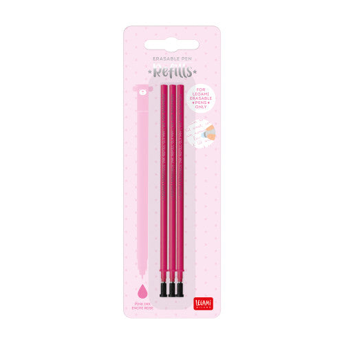 Erasable Pen Refill Pack - 3 Pcs