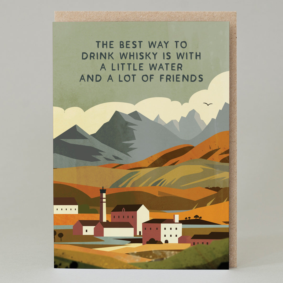 Whisky Lot of Friends Card
