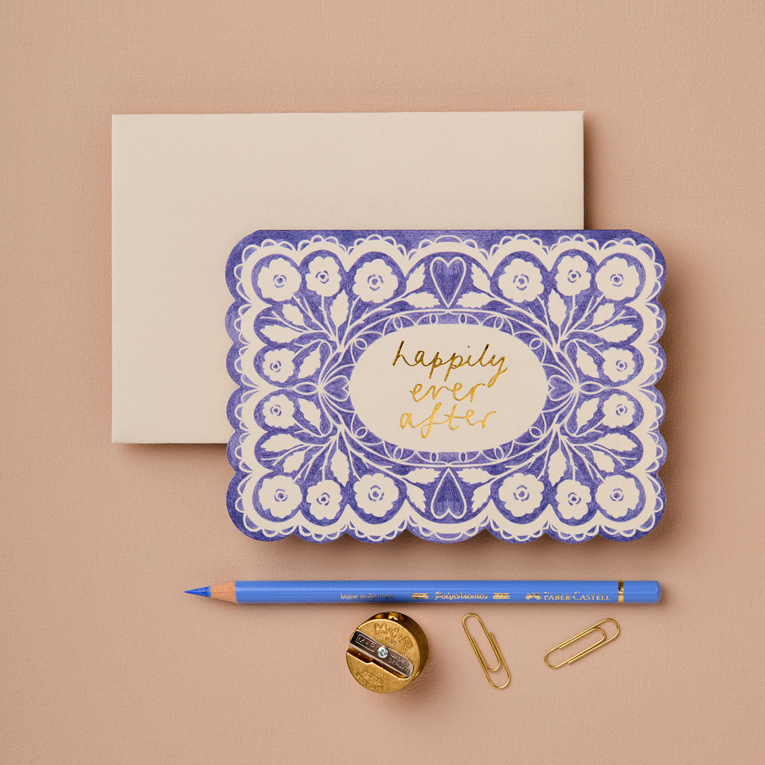 Happily Ever After Lace Card