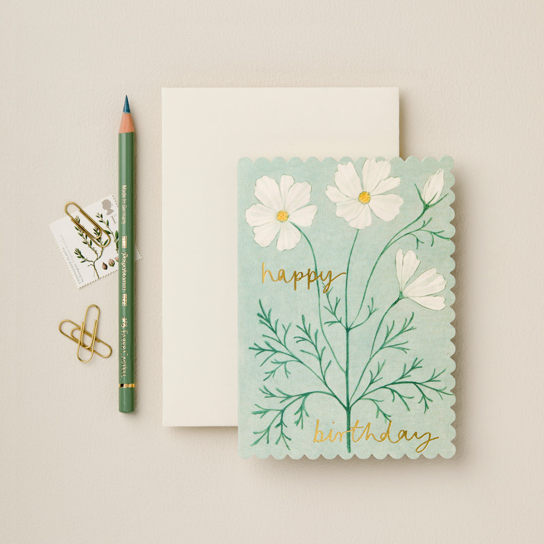 Happy Birthday Cosmos Card