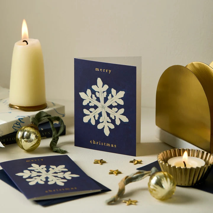 Snowflake Merry Christmas Card
