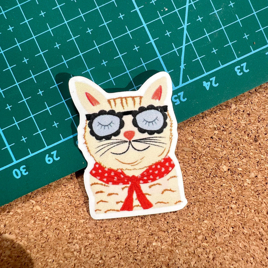 Cute Cat Vinyl Sticker
