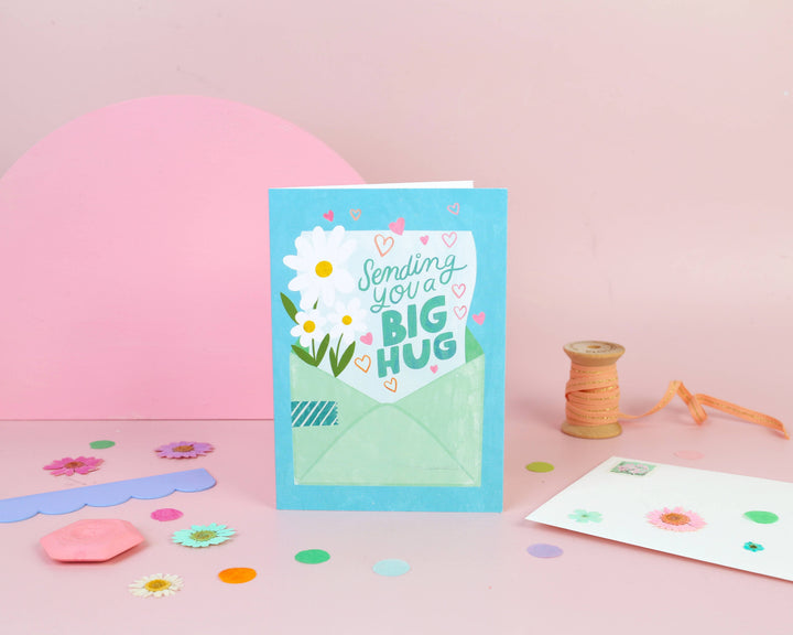 Thinking of You Card – Big Hug Sympathy Greeting