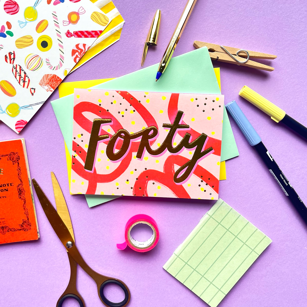 40th Birthday Card
