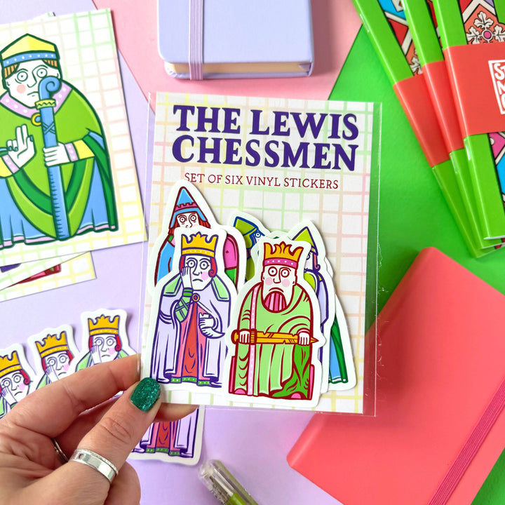 Lewis Chessment Set of 6 Vinyl Stickers
