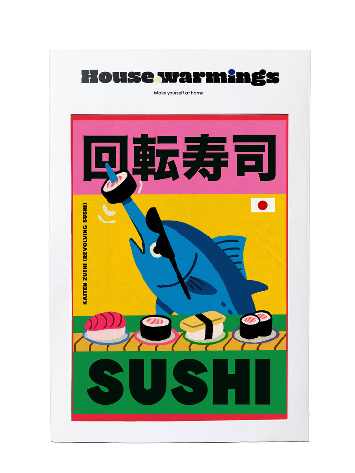 SUSHI Art Print - A4 Size