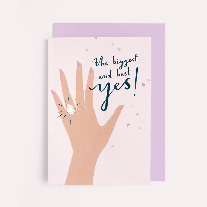 Engagement Card - The Biggest Yes!