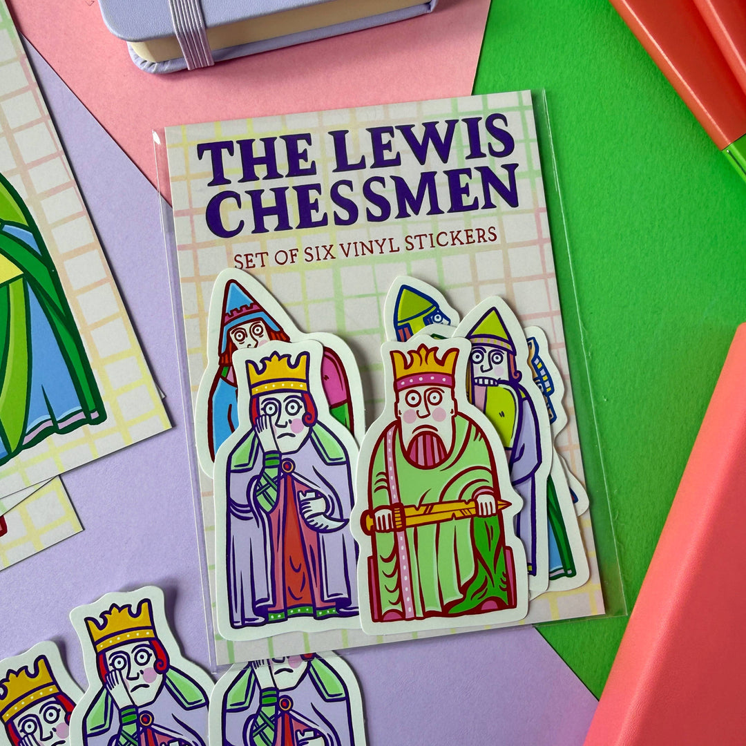 Lewis Chessment Set of 6 Vinyl Stickers