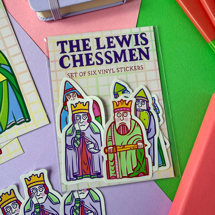 Lewis Chessment Set of 6 Vinyl Stickers