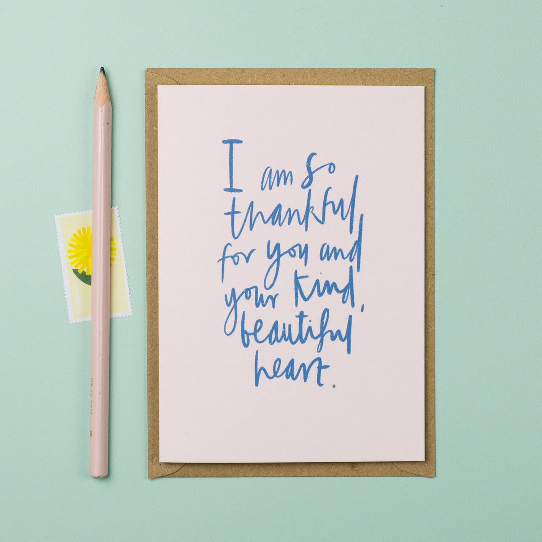 So Thankful For You Card
