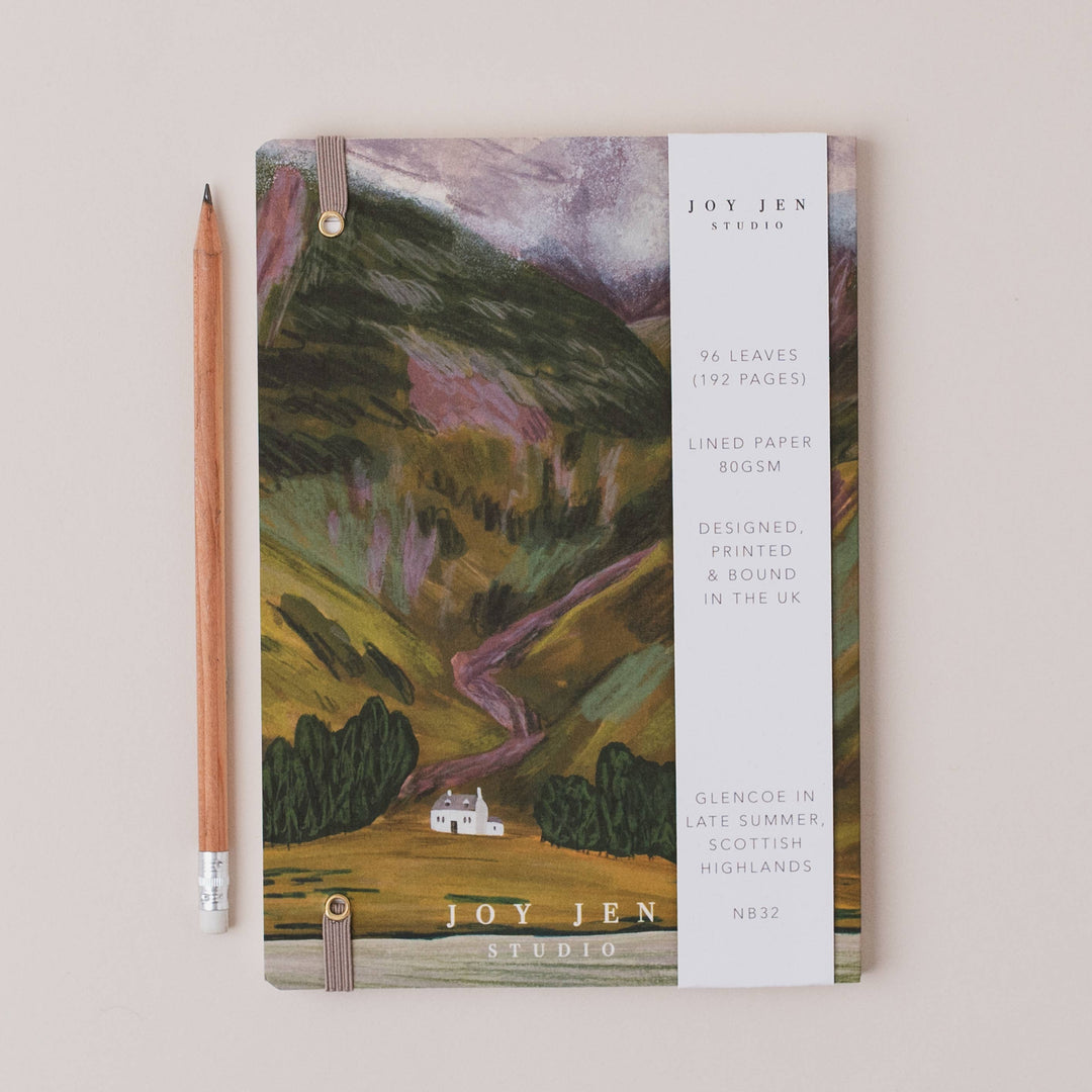 Glencoe In Late Summer A5 Scotland Notebook