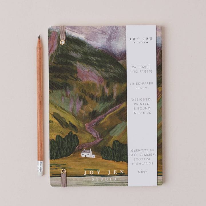 Glencoe In Late Summer A5 Scotland Notebook