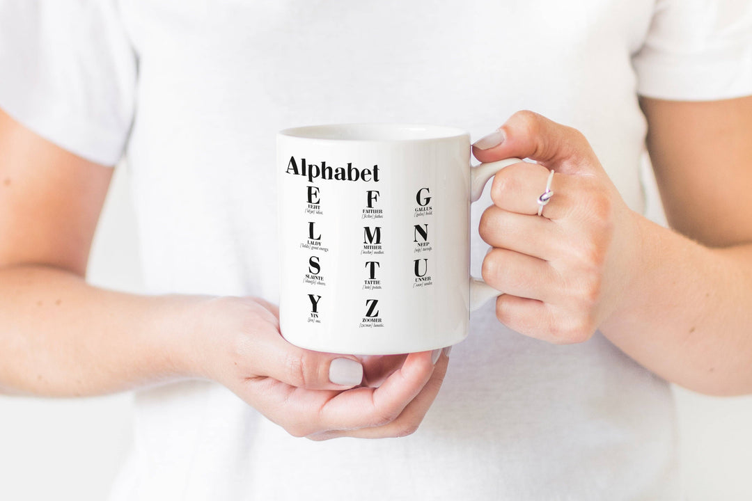 Scottish Alphabet Mug